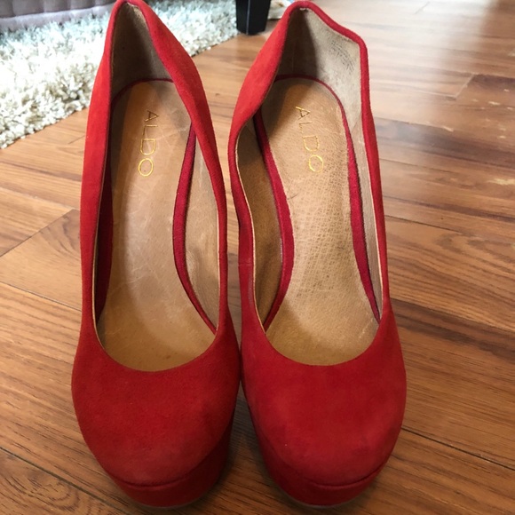 UNIQUE BARLEY USED ALDO HEELS - Picture 3 of 7